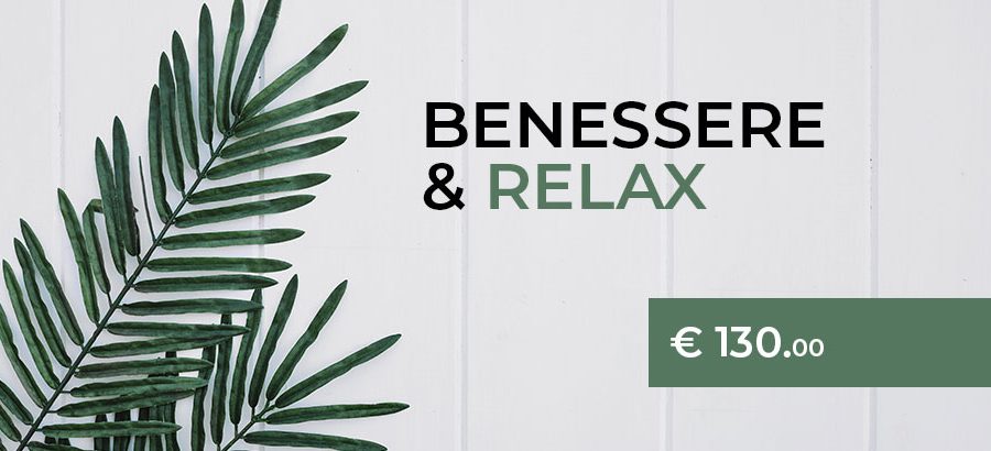 Offer for 3.5 hours of wellness and relax